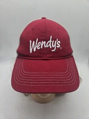 Wendy's Snapback Half Mesh Hat